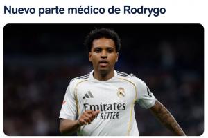 皇马官方:罗德里戈手术成功,修复了前交叉韧带和外侧半月板断裂