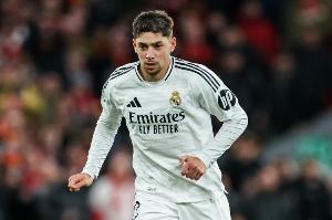 皇马队史第4次欧冠淘汰赛上半场打进3球,上次还是2014年对拜仁