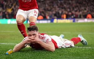 阿森纳是本赛季英超联赛中,第一支通过替补球员打进11球的球队