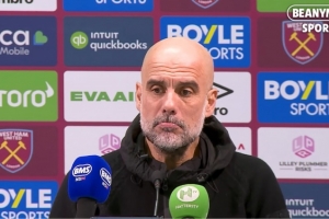 瓜帅:主场战阿森纳会充满信心 哈兰德会找回状态而且会很快