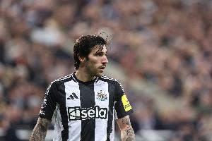 身价8000万!英媒:纽卡对托纳利转会传闻恼火 担心重蹈伊萨克覆辙