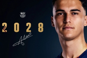 官方:巴萨续约B队队长科尔特斯至2028年,并有续约1年选择权