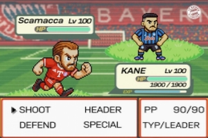 创意满分!拜仁发布战亚特兰大像素风海报,凯恩、斯卡马卡主角