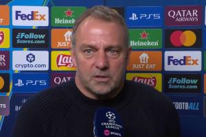 弗里克:我们下半场做得很好掌控了比赛,拉菲尼亚总在推动球队