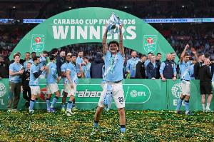 青训出品!21岁奥赖利双响曼城夺冠,左后卫主力8球5助身价5000万