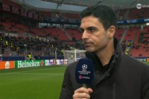 阿尔特塔赛前：要尽可能占据优势 特罗萨德不太舒服就让他休息了