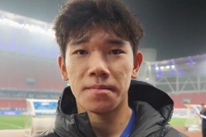 三镇小将姜利勋：中超首秀还是有点放不开，教练一直在给我鼓励