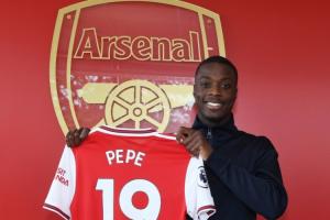 23岁时佩佩41场23球13助担当里尔头牌，阿森纳豪掷8000万将其购入
