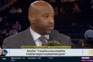 科尔提议减少常规赛场次？卡特：82场是NBA的一部分 为什么变呢？