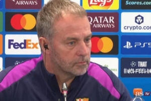 弗里克：我们完全有能力赢得本赛季欧冠 奥尔莫踢伪9号是可行方案