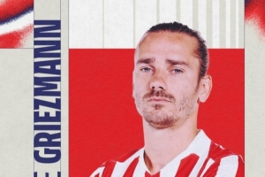 马竞祝队史射手王格列兹曼35岁生日快乐，出战487场211球97助