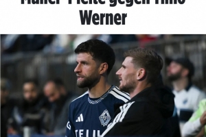 图片报：穆勒与维尔纳在美职联重逢，两人替补出场穆勒最终输球