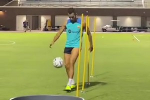 游刃有余！埃里克加西亚的球感展示！